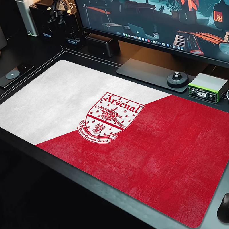 Tappetino Mouse Calcio Arsenal Grande Cuscino Tavolo da Gioco Antiscivolo Laptop Tablet Tappetino Mouse Grande Mat XXL Tappetino per Mini PC Con bordo bloccato_XIA