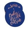 Inkdotpot Real Gold Foil Baby It's Cold Outside Baby Shower Tags Favor Hang Paper Tags 100