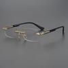 1 Pc Fashionable Women Men Sunglasses Frameless Rectangular Personalized Sunglasses for Daily Life Vintage Sun Glasses