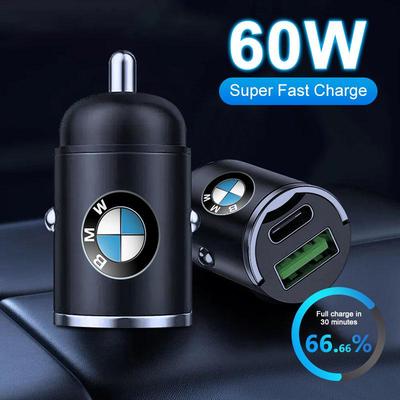 1 Stück Autoladegerät USB Typ-C Schnellladeadapter Autozubehör Für BMW F10 F20 F30 E90 F80 F87 X1 X2 X3 X4 X5m M2 M3 M4 M5 M6