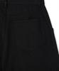 NODU Adn Wide Curved Cut Daily Cotton Pants [Black]