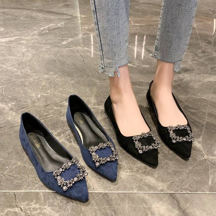 Flat Shoes Women's Spring and Summer 2025 New Xiaoxiang Versatile Pointed Soft-soled Single Shoes