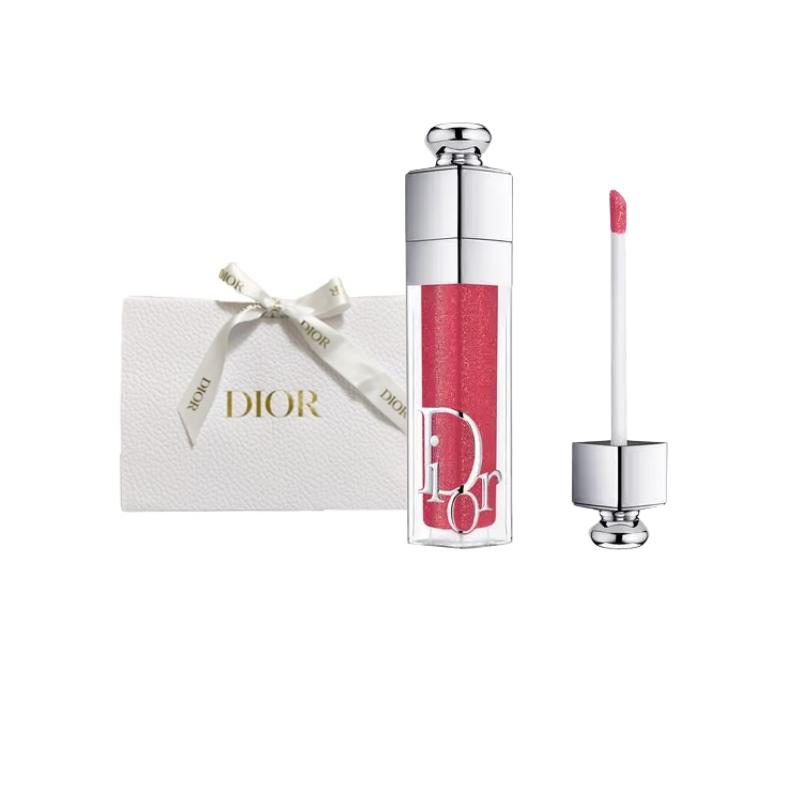 DIOR Восхитительный блеск для губ в подарочной упаковке, Увлажняющий, Питательный, Мягкий и нелипкий, Чистые желанные губы, Косметика 027 Инжирный блеск белый