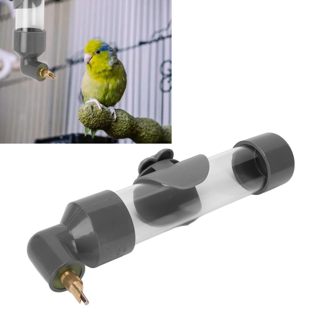 Automatic Drinking Device Safe Acrylic Bird Drinking Water Bottle Bird Water Feeder for Small Medium Large