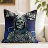 FFoo FFighters Band Cushion Cover Eco Linen Pillow Case DoubleSided Print Breathable Durable Zipper Home Decor Gift