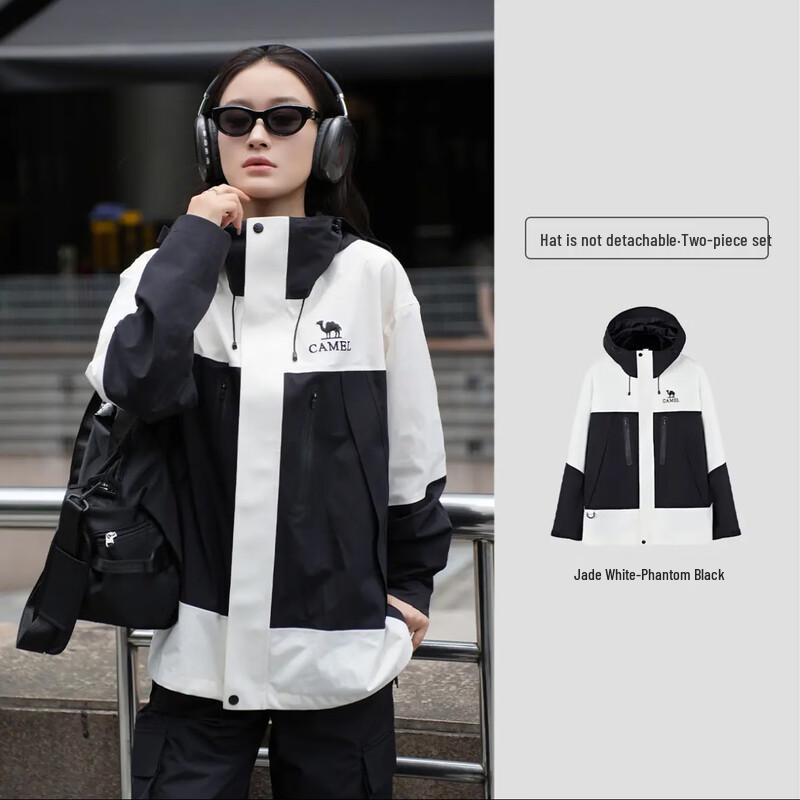 CAMEL Unisex 3-in-1 Outdoor Windproof Waterproof Jacket