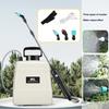 Electric Garden Sprayer 5L/8L Backpack Sprayer with 3 Mister Nozzles Retractable Wand Shoulder Strap Rechargeable Weed Sprayer for Spring Time