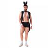 Halloween, New, Men's Sex Uniform, Bar Maid Rabbit Dress Up, Costume Suit