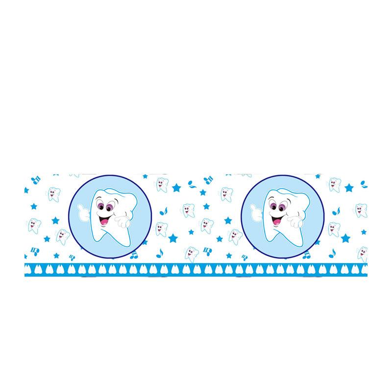 Blue Teeth Birthday Party Supplies Disposable Tableware Paper Plates Paper Cups Paper Towels Girls Birthday Party Decorations Styling