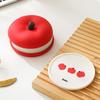 Creative Fruit Shape Coasters Set Anti Scald Anti-fouling Nonslip Cup Mat Novelty Heat Resistant Decorative Placemats Cafe Use