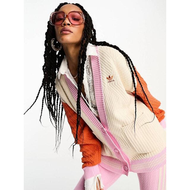 

Белый кардиган в стиле 70-х adidas Originals adicolor 70s