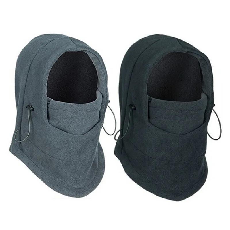 New Fashion Warm Cap Winter Men Women Hats Waterproof Thermal Fleece Balaclava Hat Hooded Neck Warmer Hiking Scarves Hats