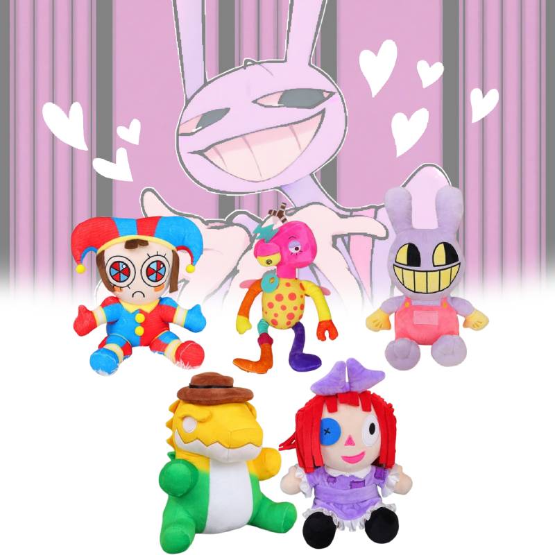 The Digital Amazing Circus Plush Toy Cute Cartoon Children Holiday Doll Gift