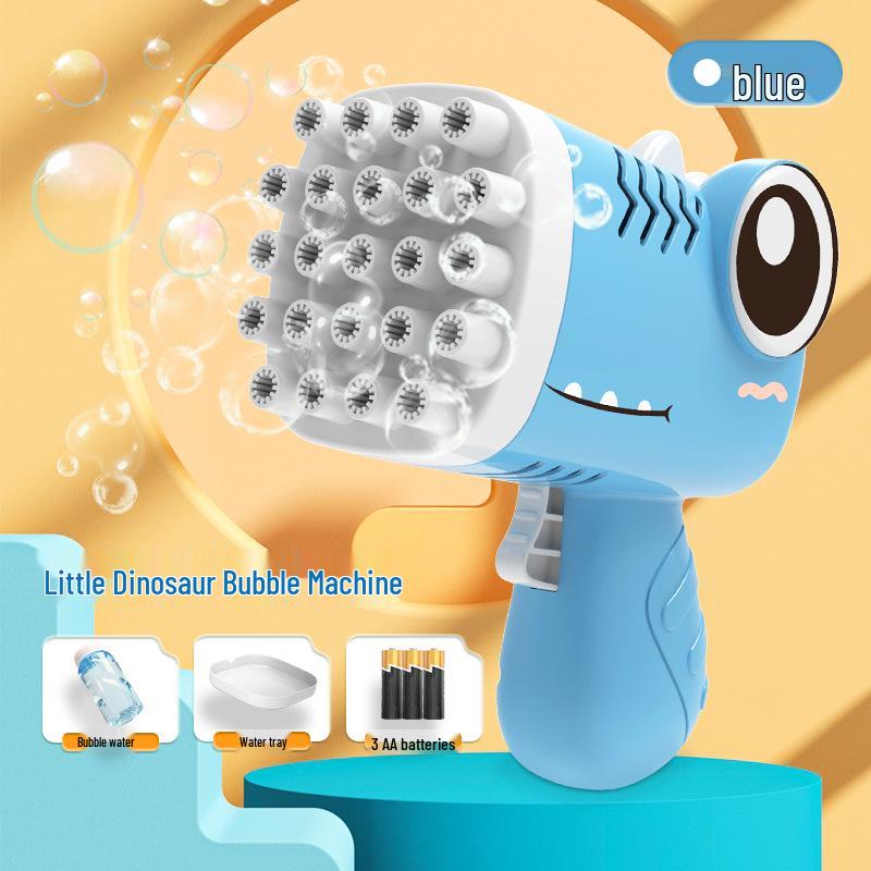 

Electric Cartoon Bubble Gun: Rocket Dinosaur Unicorn Gatling Toy for Kids