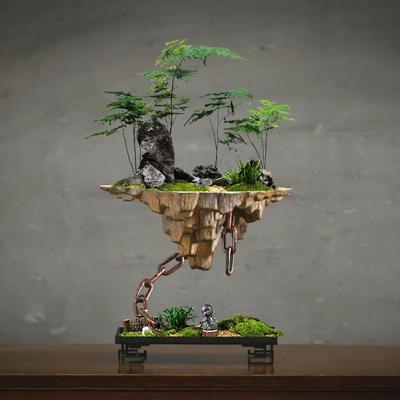 Eisen Hängende Blumentöpfe Ornamente Heimdekoration Kettenaufhängung Topf Topf Gartendekoration Mangostane Sukkulente Blumentöpfe