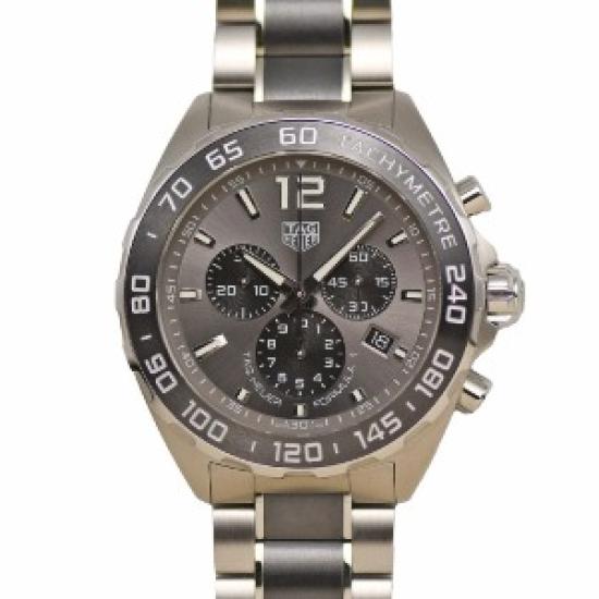 

Used TAG Heuer Formula 1 Chronograph Men s Watch CAZ1011.BA0843 Quartz Movement 200m Water Resistant Stainless Steel Sport Wristwatch сірий колір