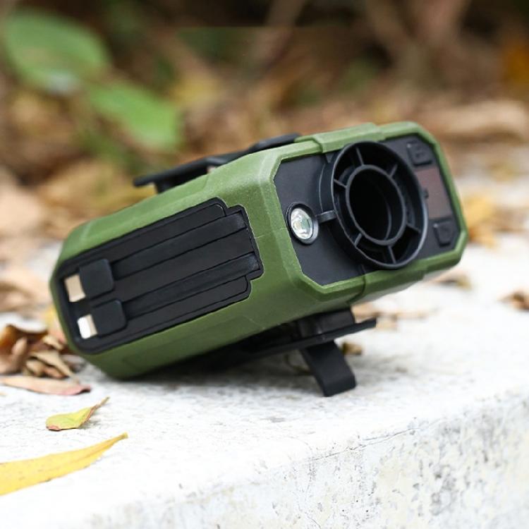 10000mAh Portable Waist Clip Fan Outdoor Portable Cooling Fan With 5 Speeds & Flashlights for Outdoor Camping Travel