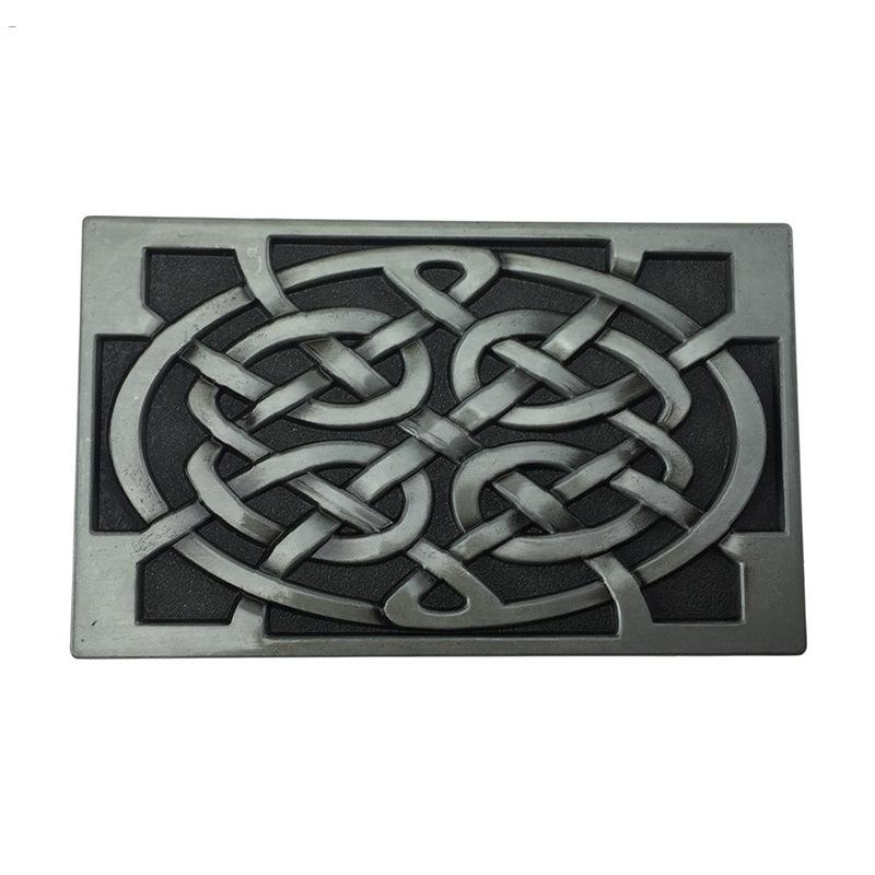 Celtic Rectangle Western Cowboy Belt Buckle