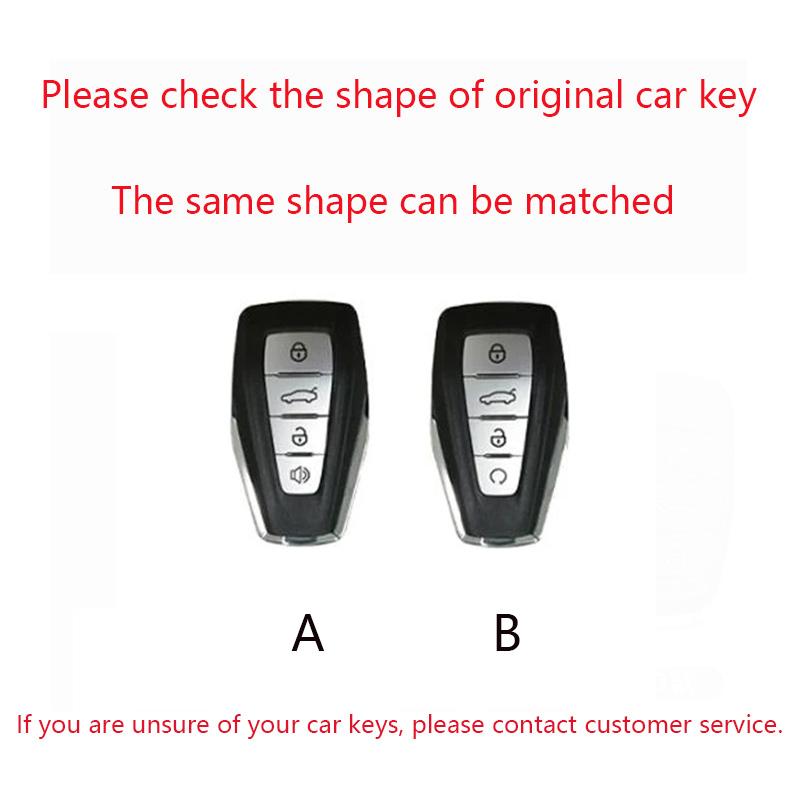 New Alloy Sheepskin Car Key Case Cover for Geely Okavango Coolray Atlas Monjaro Tugella Emgrand GT S Proton X50 X70 X6 X7 EX7 GC