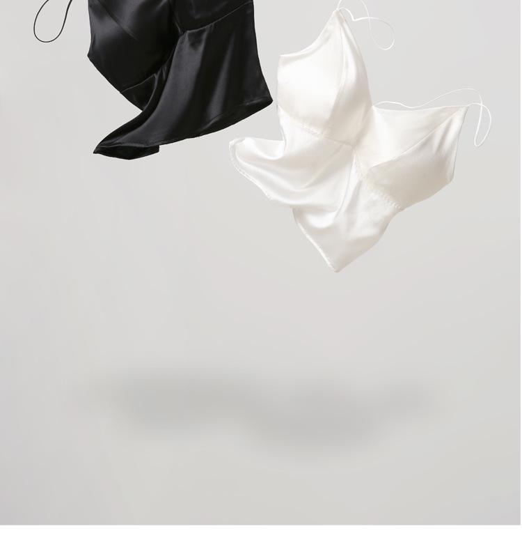 Fairy Senseless 19 Momme Silk Adjustable Wireless Bandeau Bra