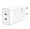 Jellico Travel Charger For Iphone Samsung Tablet 2Xusb-C 45W Pd