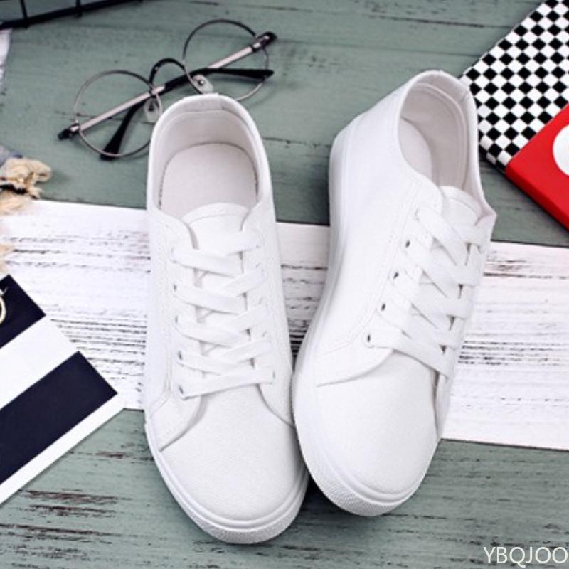 Fashion Solid color breathable flat shoes for spring summer new casual flat bottom versatile simple comfortable women's board shoes