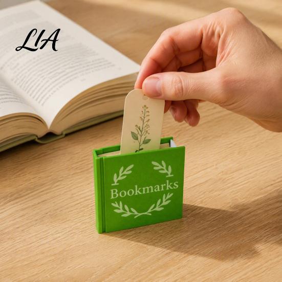 Bookmark Holder for Reading Enthusiasts Book Shape Pen Holder, Retro Literary Style Organizer, Durable Desktop Office PLA Stationery Storage