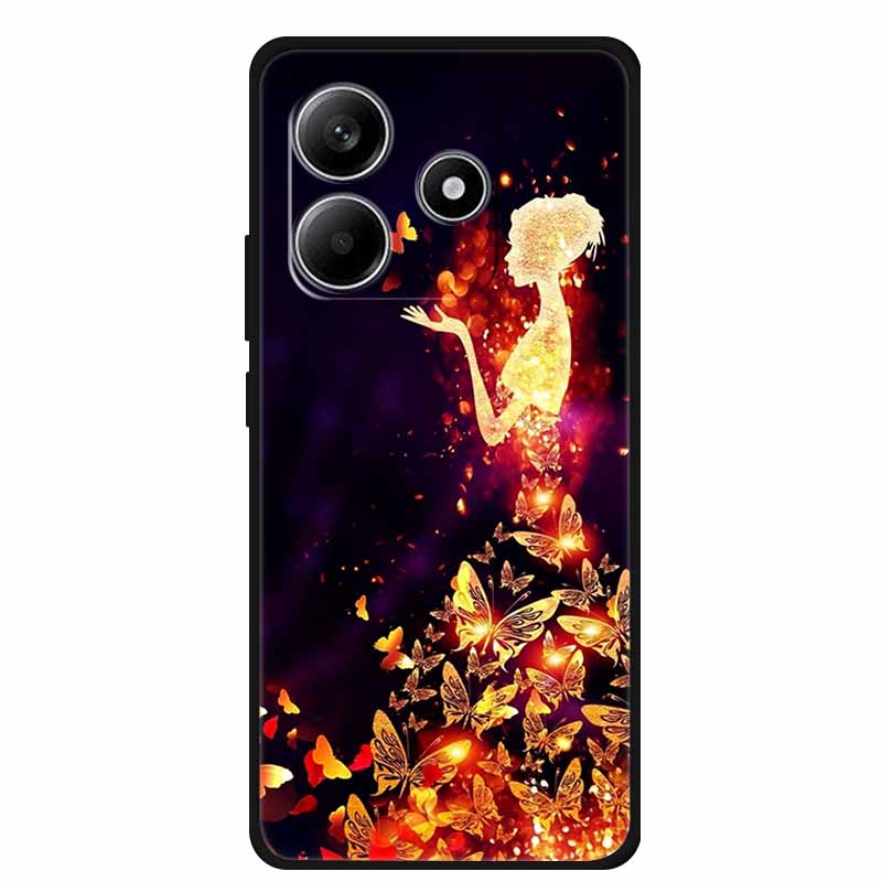 Lovely Case For Redmi Note 14 5G Cover Painted Cats Soft TPU Silicone Cover for Xiaomi Redmi Note 14 Pro Plus 5G Back Case Coque