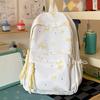 Schoolbag High Value Korean Version Ins Style Backpack Female Student Large Capacity Cute Cartoon Schoolbag Lightweight Simple Backpack