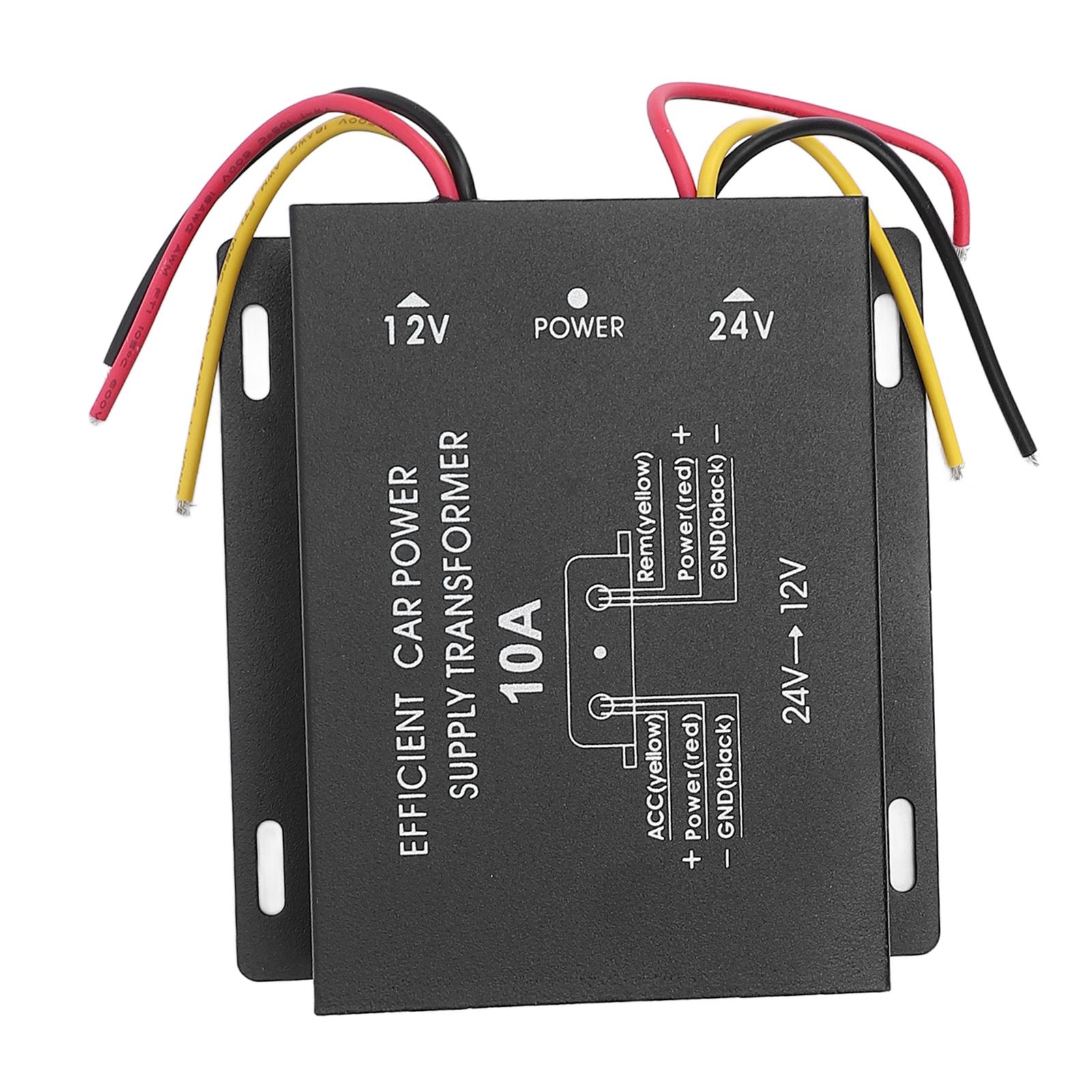 

Перетворювач напруги 24 В на 12 В постійного струму Потужний автомобільний блок живлення Перетворювач напруги для вантажівок, будинків на колесах