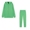 Europäisches & Amerikanisches Mode Damen Locker Buchstaben Druck Reißverschluss Sweatshirt & Hose Set