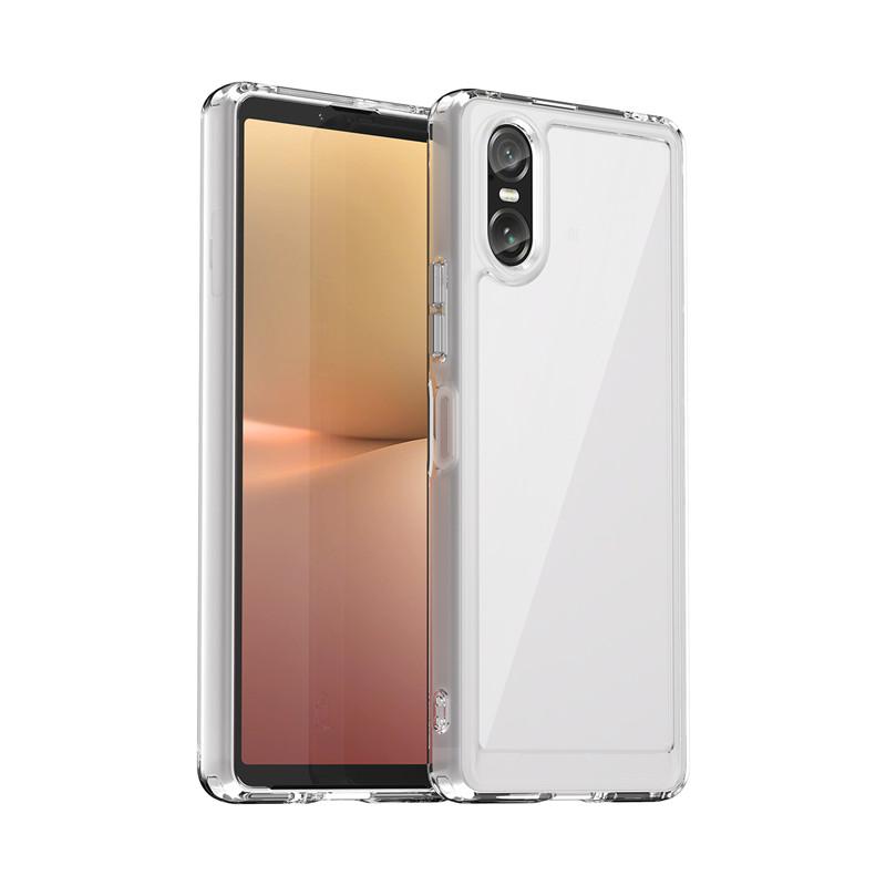 For Sony Xperia 10 VI Case Sony Xperia 10 VI Cover TPU Clear PC + Silicone Shockproof Protective Phone Cover Sony Xperia 10 VI