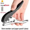 Handheld Round Hole Puncher for Paper, PVC Cards, and Eyelets