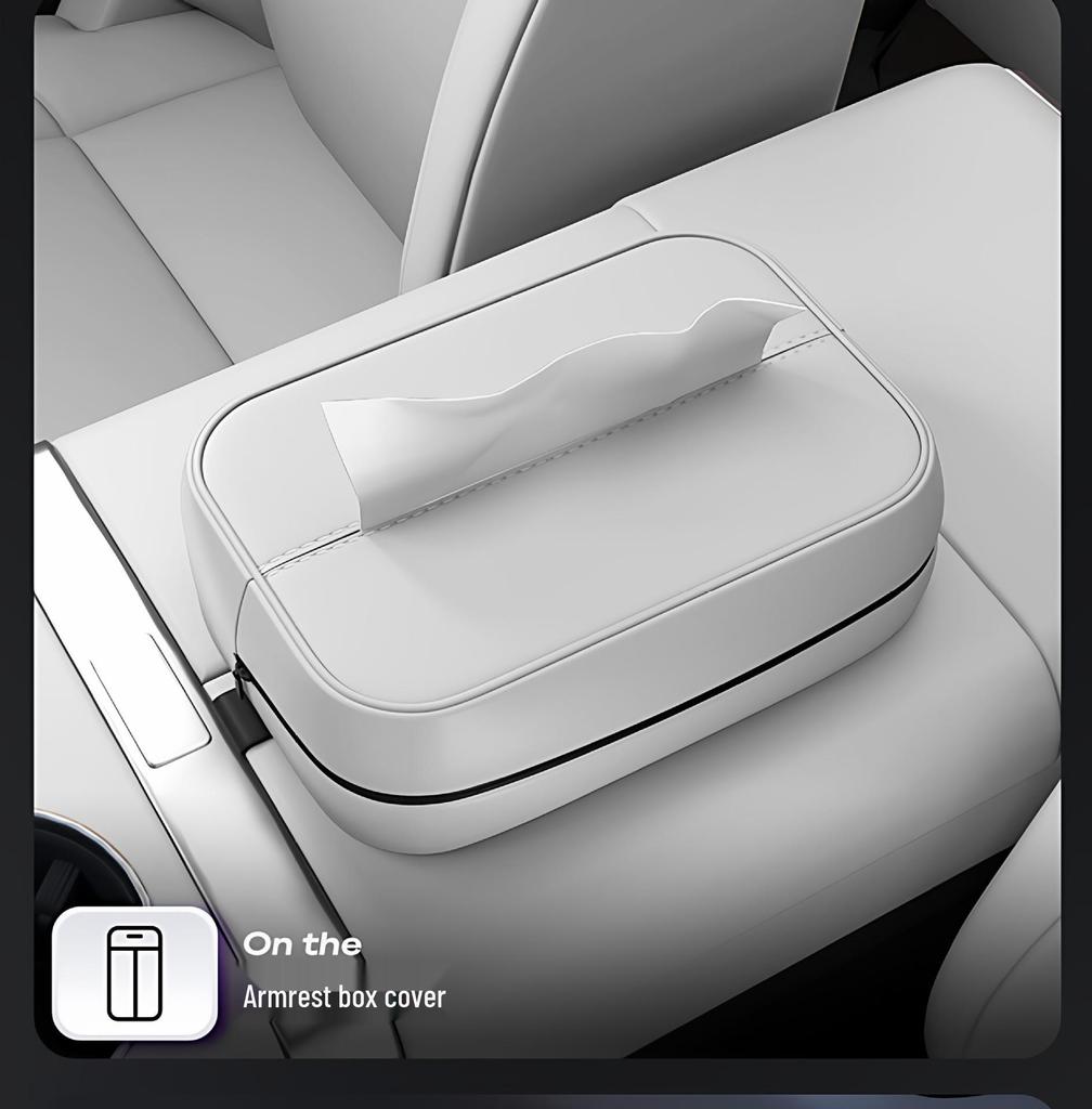 Car Seat Hanging Tissue Bag for Galaxy E5/E8/L6/L7 Armrest Box