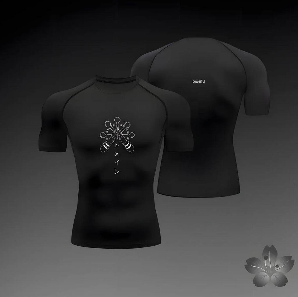 2024PRO Men's Fitness Quick-Dry Bodybuilding T-Shirt - Breathable, Tight Abdomen Shaping, Short Sleeve.