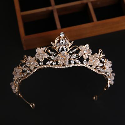 Braut Tiara Koreanischer Stil Silber Super Fee Große Strass Krone Stirnband Hochzeit Haarschmuck Hochzeit Hochzeitszubehör