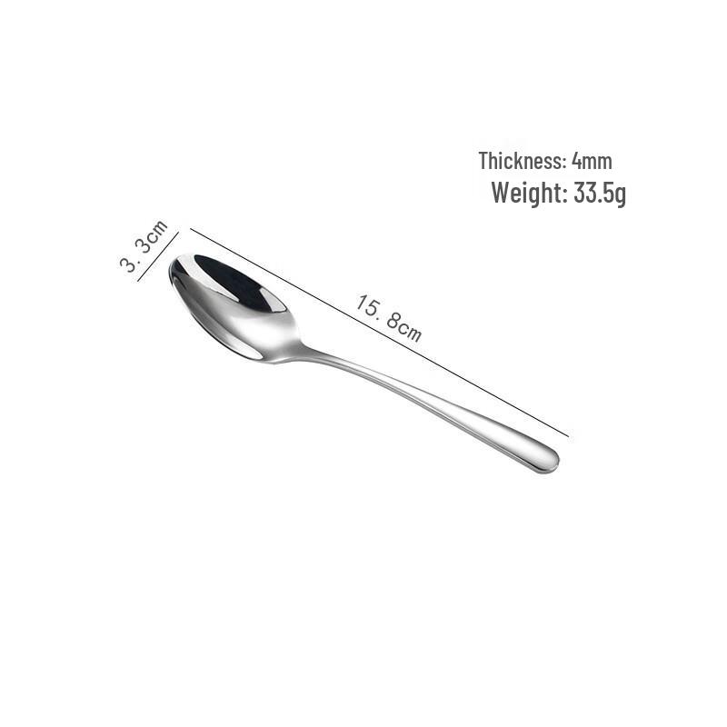 Zhishi 304 Anmutiges Spitzes Esslöffel-Set