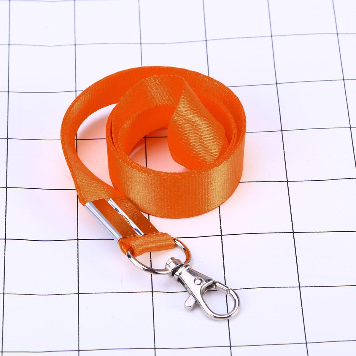 1PCS Neck Strap Lanyard Safety Metal Badge Lanyard for Business Id Key (Grass Green) жёлтый