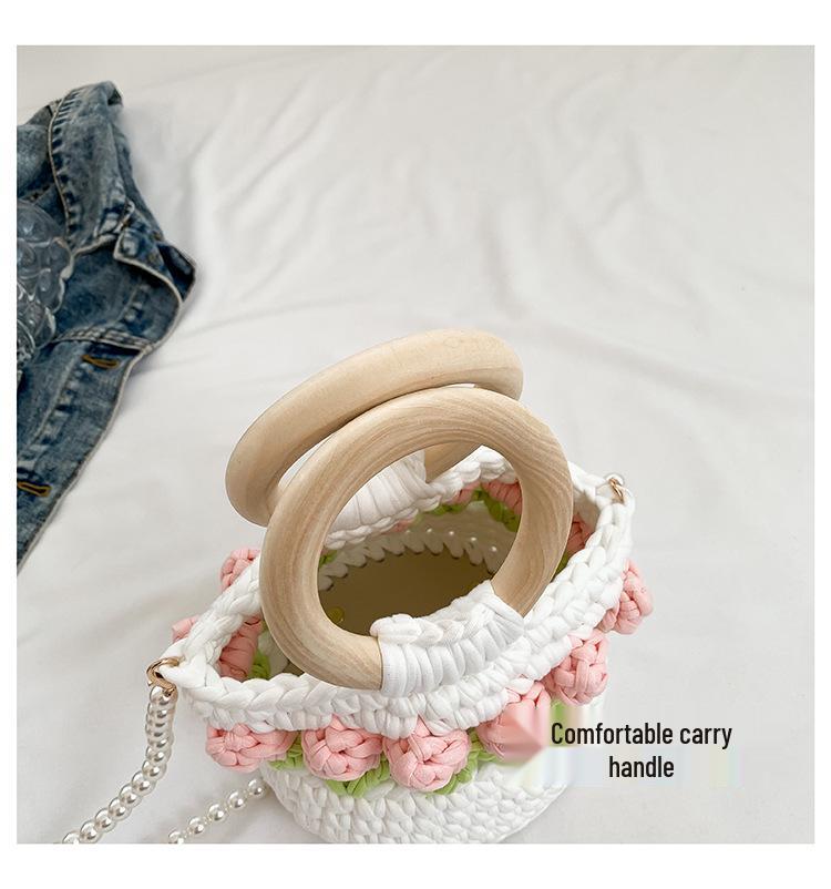 Tulip Hand-Woven Crossbody Bag DIY Kit - Perfect Gift for Your Bestie or Girlfriend