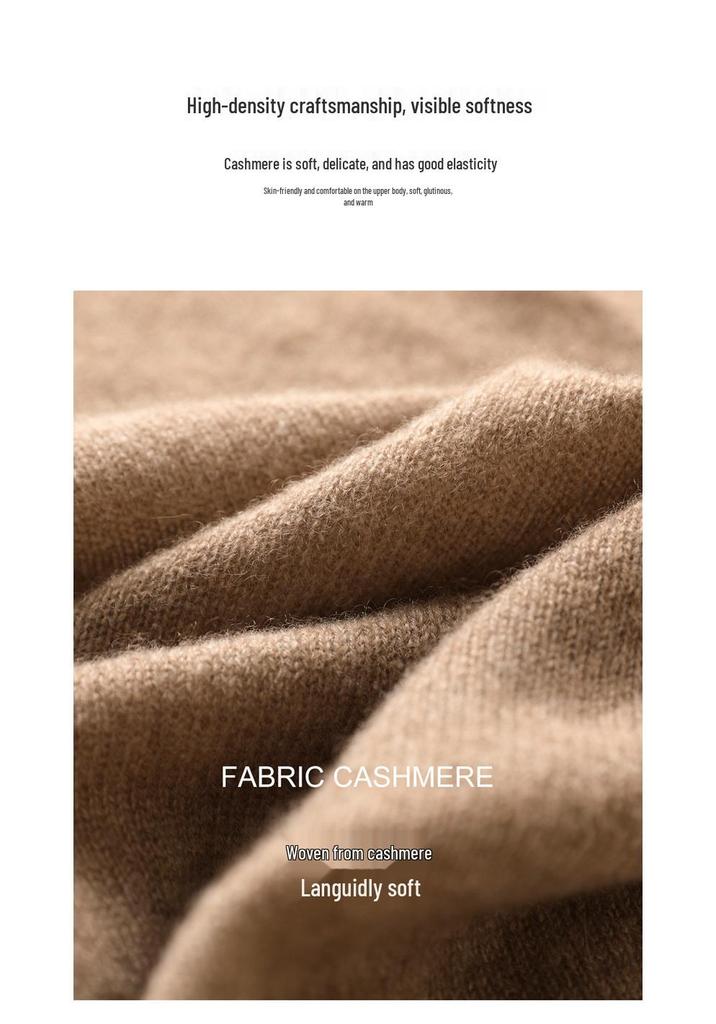 Autumn/Winter 2025 Women's Wide Sleeve Cashmere Cardigan Set - Mid-Length, No-Button, Simple Casual Knitwear.