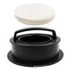 Black Hamburger Patty Press & Meat Forming Tool