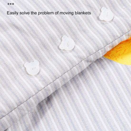 1 zestaw Stitchy Quick Clothing Fixer z 20 broszkami i 100 klamrami w kształcie niedźwiedzia Cienka igła do szycia bezszwowego Kołdra Kołdra Kołdra Mocowanie zapięcia