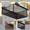 Underwear Organizer Container Compact Metal Hanging Pullout Drawer Basket for Living Room Bathroom Laundry Room Cabinets Ties