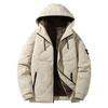 Winter Man Fleece Outdoor Casual Jacket Man Hooded Outwear Warm Jacket Man Multi Pocket Thicken Jacket Male Run Work Safari Coat