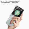 Toocki Transparent Drop-Proof Phone Case for Samsung Galaxy Z FLIP 6 - 3-Fold Protection Cover