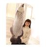 Stuffed Toy Plush Doll  3d Pattern Arowana Golden Dragon Fish Pillow 1pc Cushion