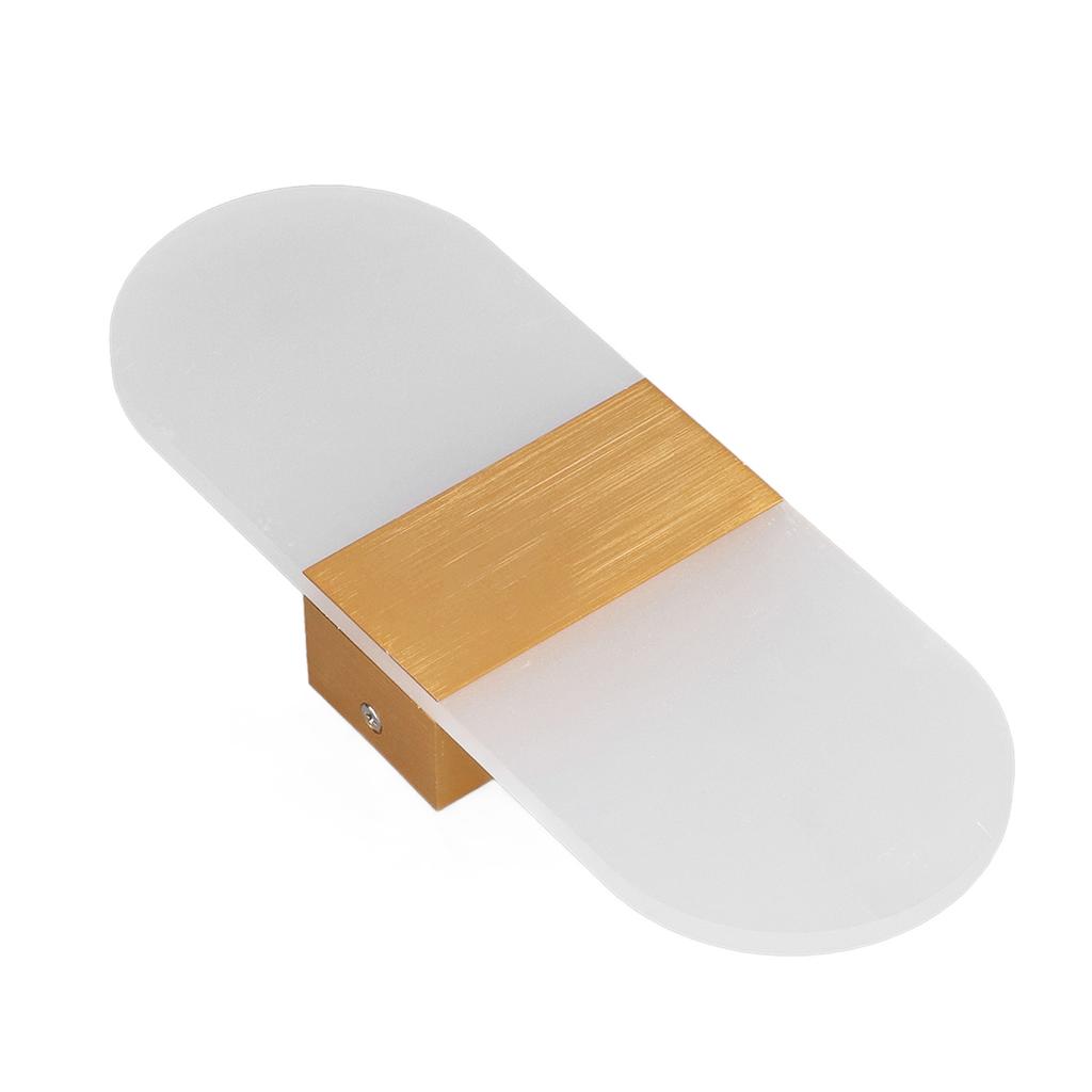 LED Wall Light Acrylic 360 degrees  Up Down 6W Warm Modern Wall Lamp for Hallway Bedroom Restaurant 90?265V