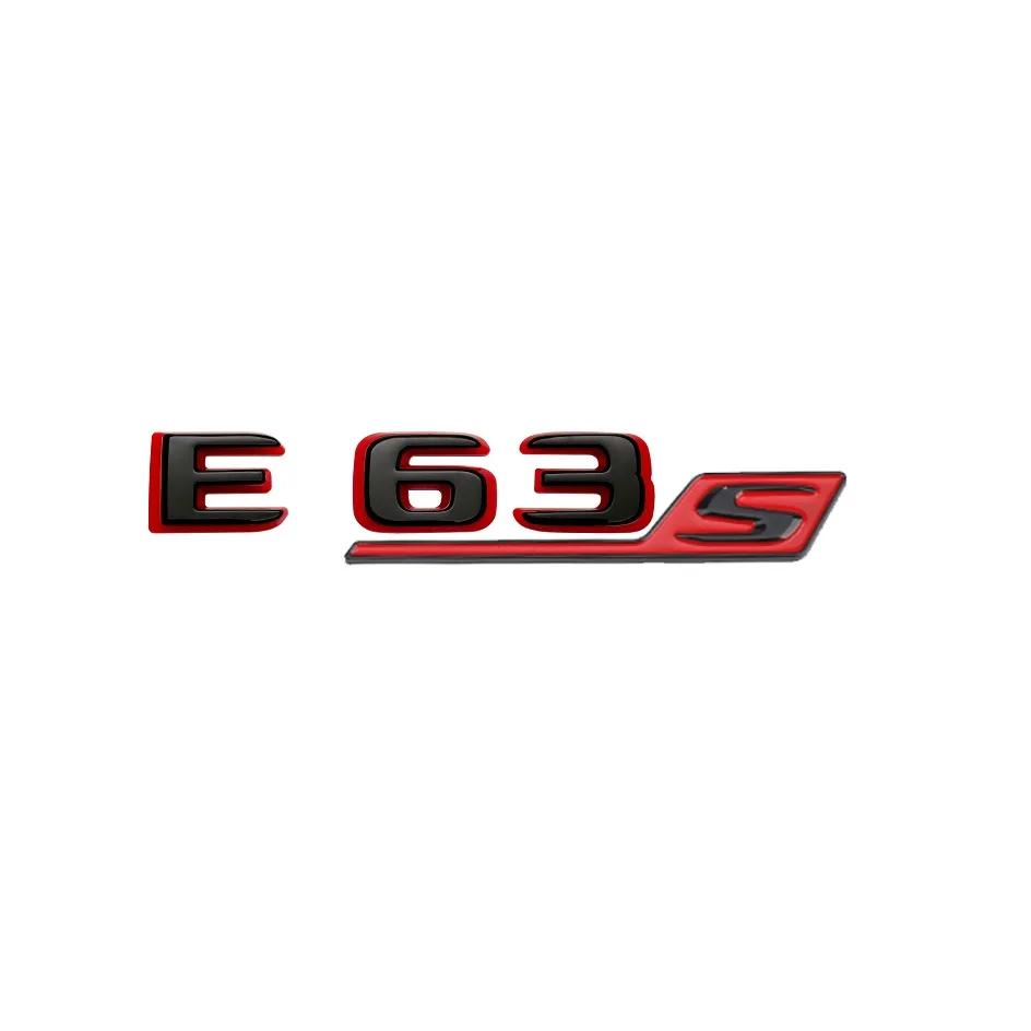 2024 New style Two tone Letters Numbers Emblem E43 E53 E63s for Car Fender Trunk Rear W212 W213 W214 Sticker Logo Accessories
