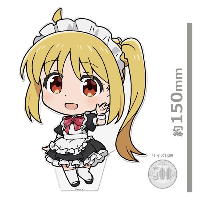 Anime "Bocchi the Rock!" Decapunikore! Acrylic Figure Ijichi Nika Maid Outfit Ver.