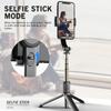 Extendable Wireless BT Selfie Stick Handheld Gimbal Stabilizer Tripod with Detachable Remote